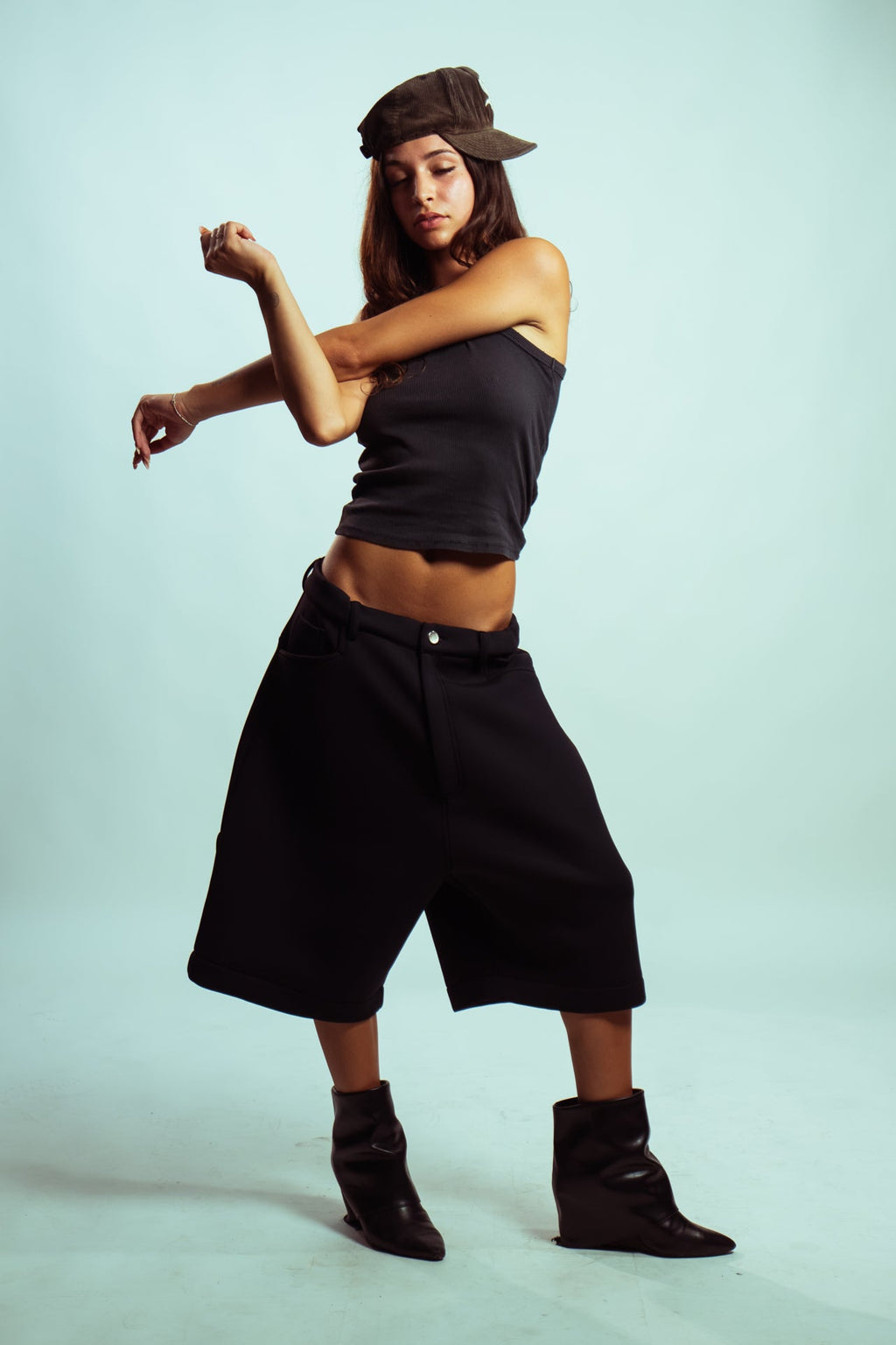 "MIDNIGHT" shorts