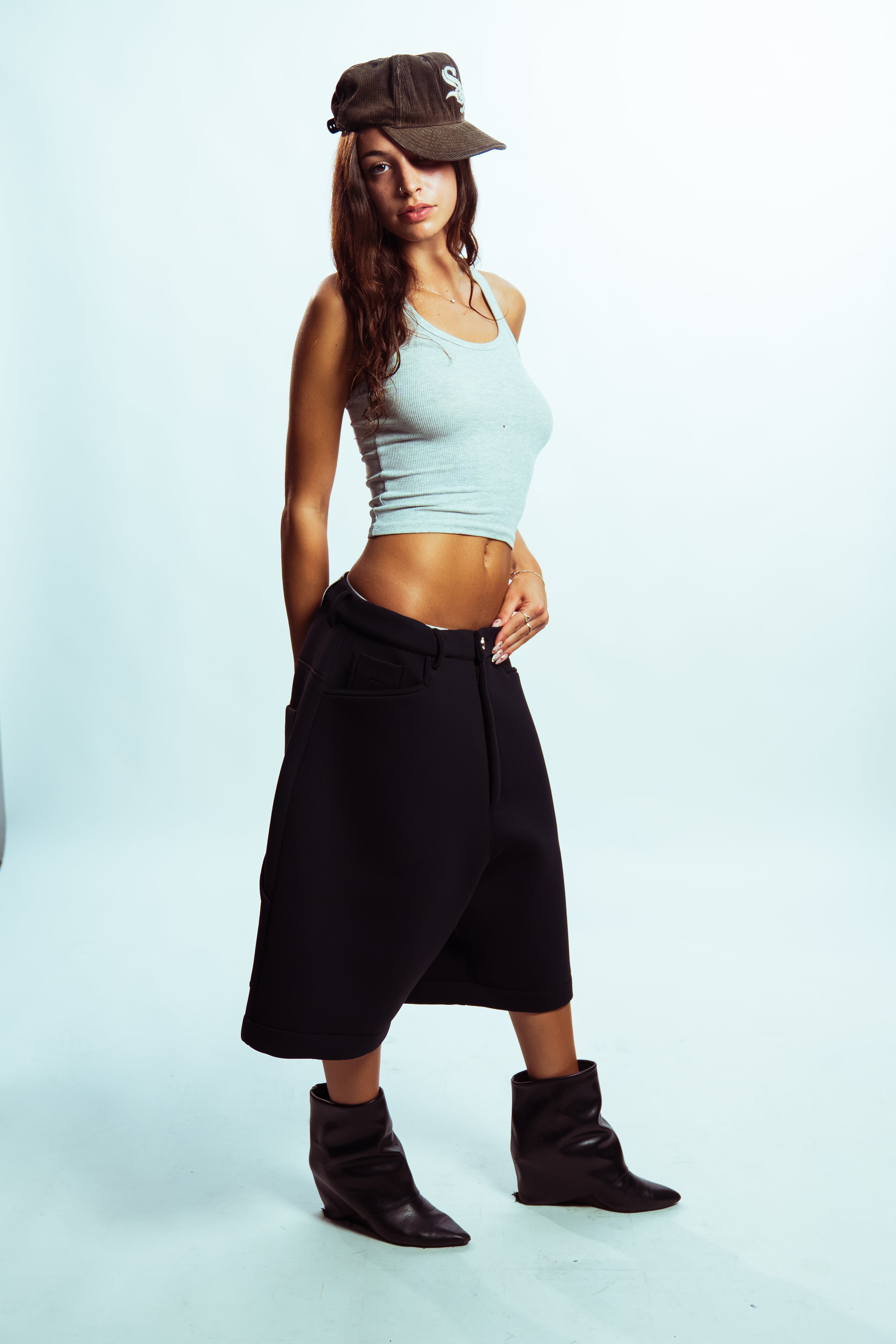 "MIDNIGHT" shorts